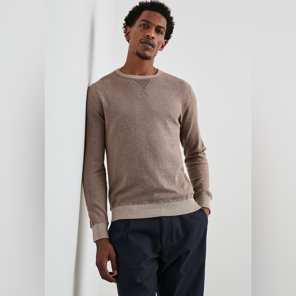 Rails Burns Sweater Mocha Heather Size XL